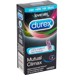 Kondomer med fördröjningsmedel från Durex